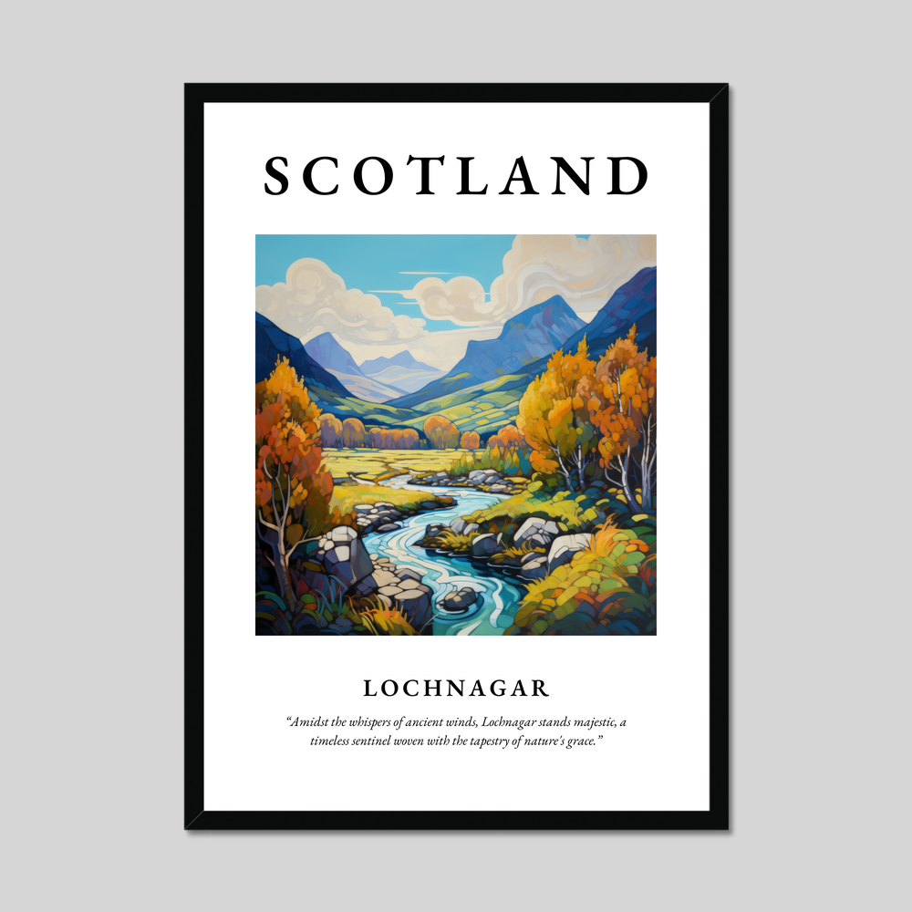 Poster of Lochnagar, Scotland.