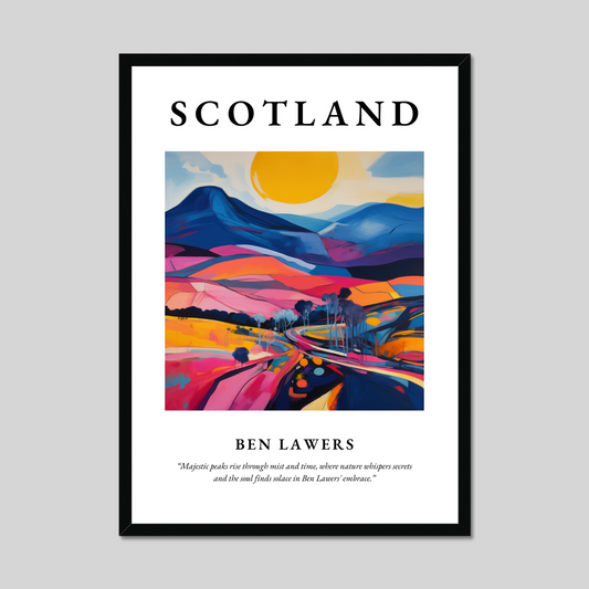 Poster of Ben Lawers, Scotland.