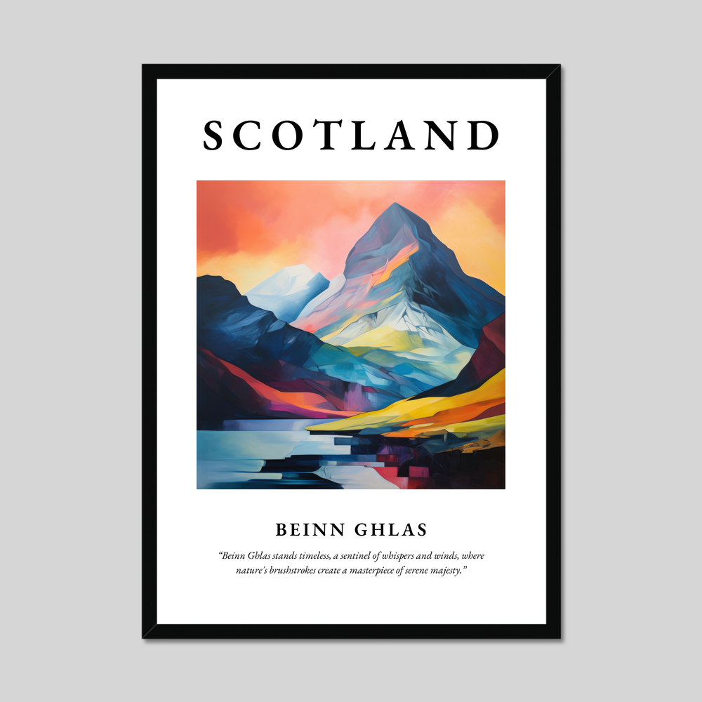 Poster of Beinn Ghlas, Scotland.