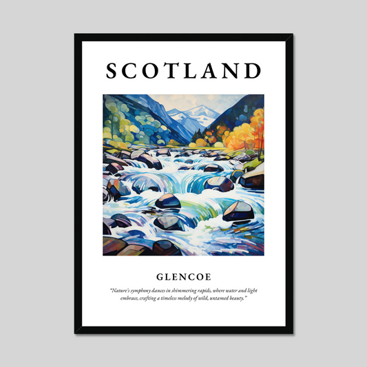 Poster of Glencoe, Scotland.