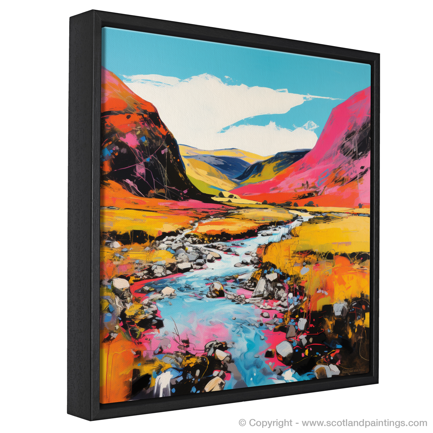 Lochnagar Reimagined: A Vibrant Pop Art Tribute