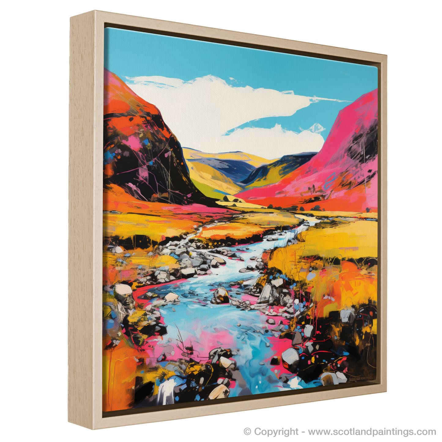 Lochnagar Reimagined: A Vibrant Pop Art Tribute