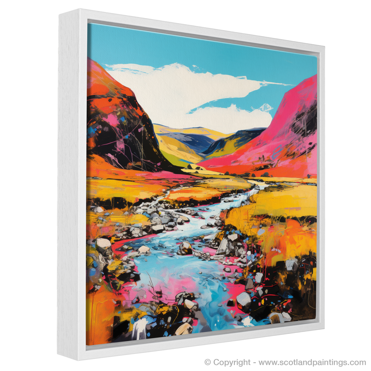 Lochnagar Reimagined: A Vibrant Pop Art Tribute