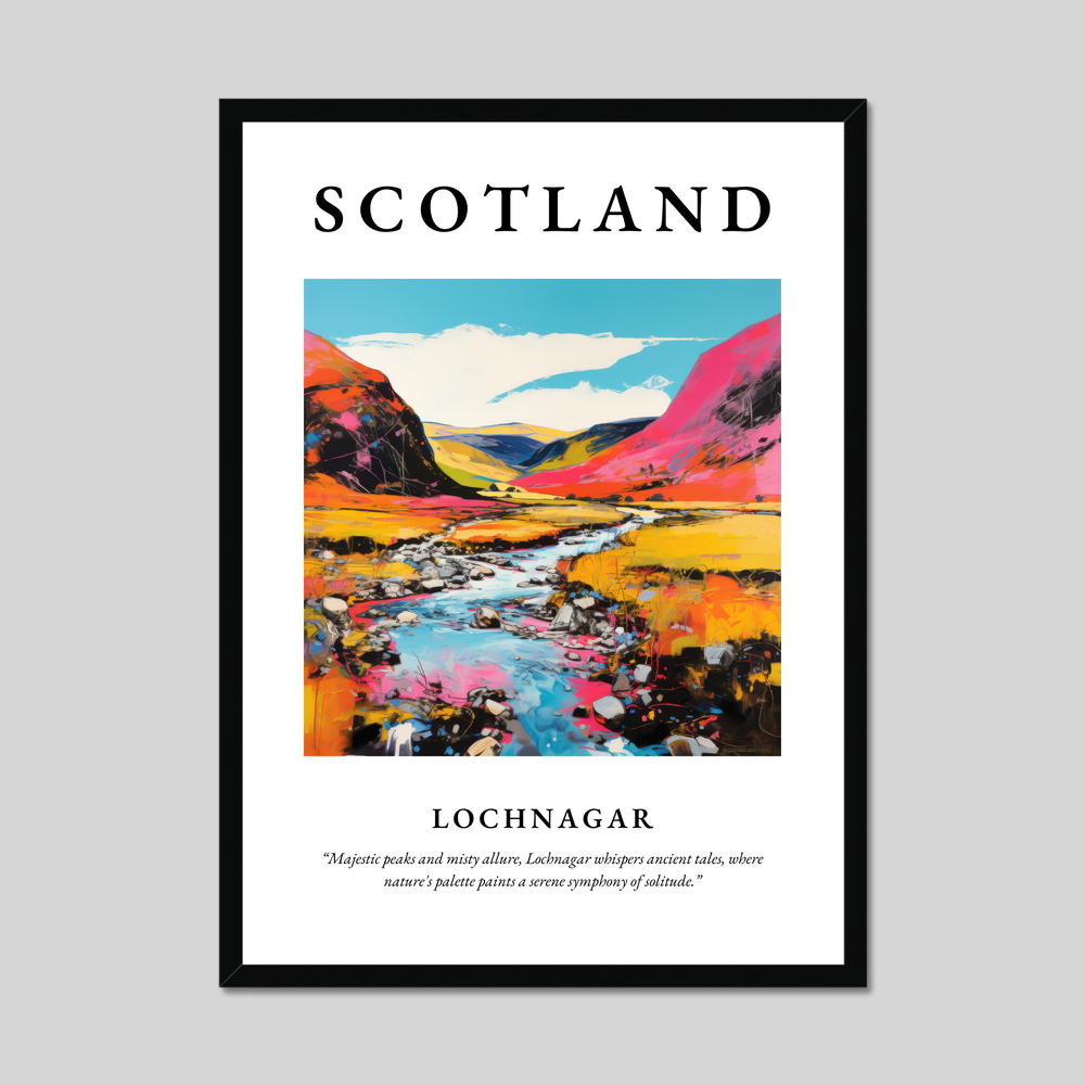 Poster of Lochnagar, Scotland.