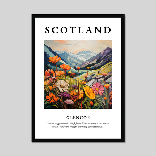 Poster of Glencoe, Scotland.