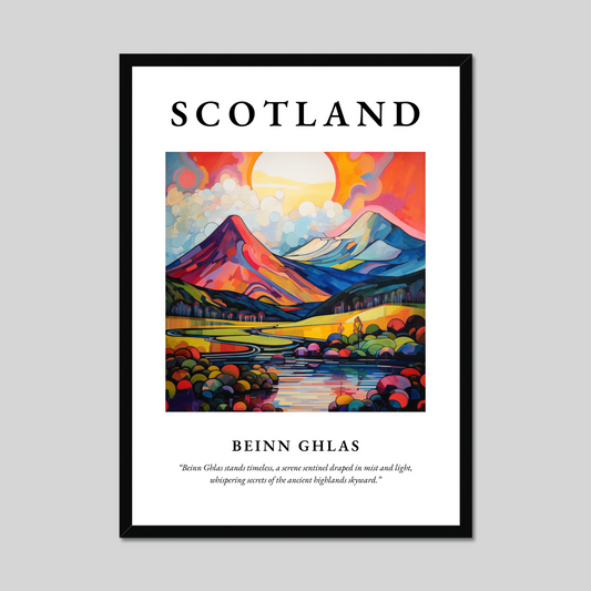 Poster of Beinn Ghlas, Scotland.