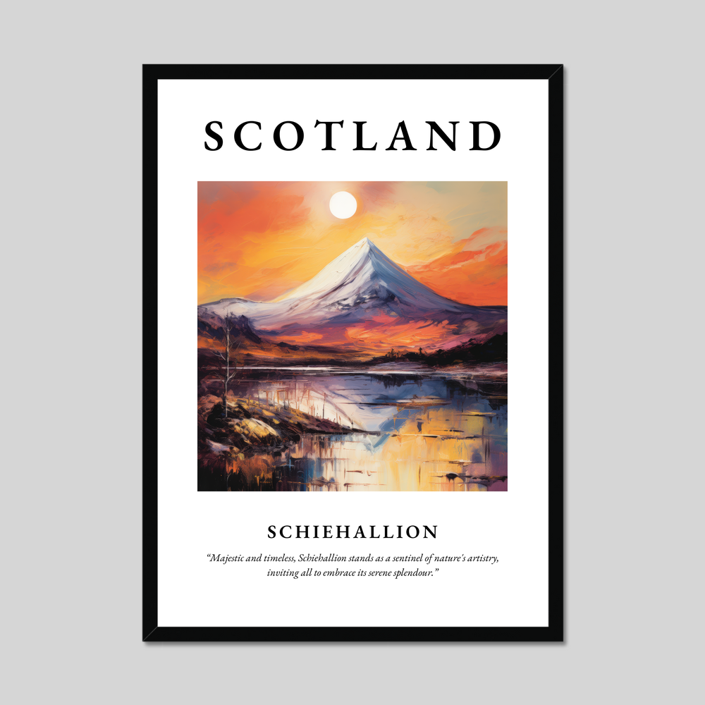 Poster of Schiehallion, Scotland.