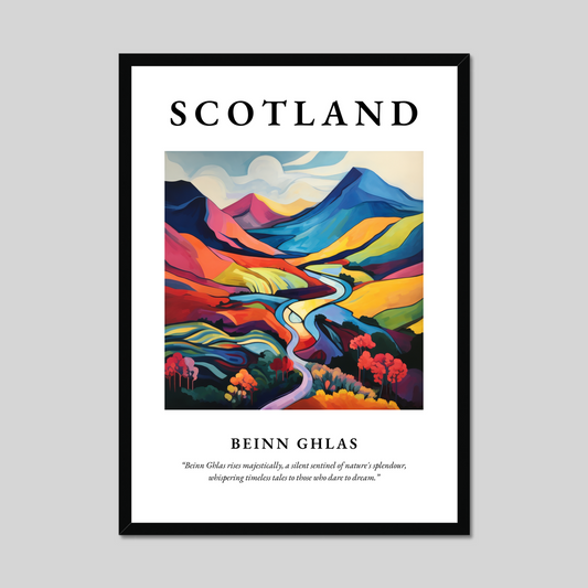 Poster of Beinn Ghlas, Scotland.