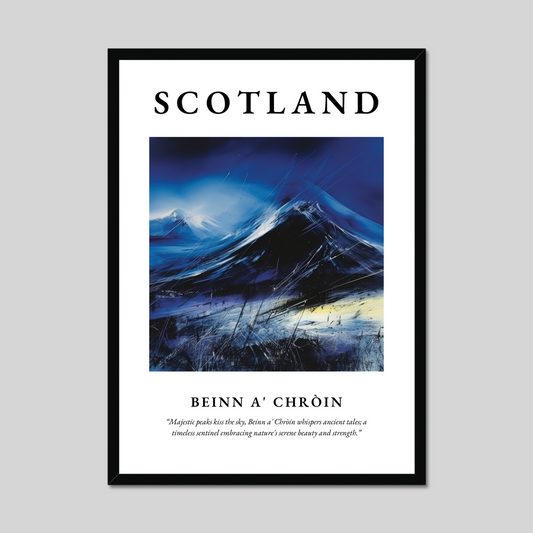 Poster of Beinn a' Chròin, Scotland.