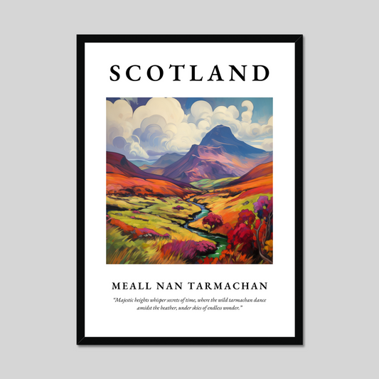 Poster of Meall nan Tarmachan, Scotland.