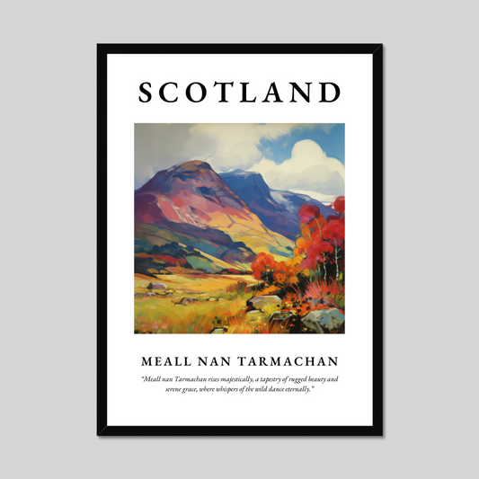 Poster of Meall nan Tarmachan, Scotland.