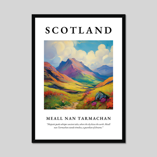 Poster of Meall nan Tarmachan, Scotland.