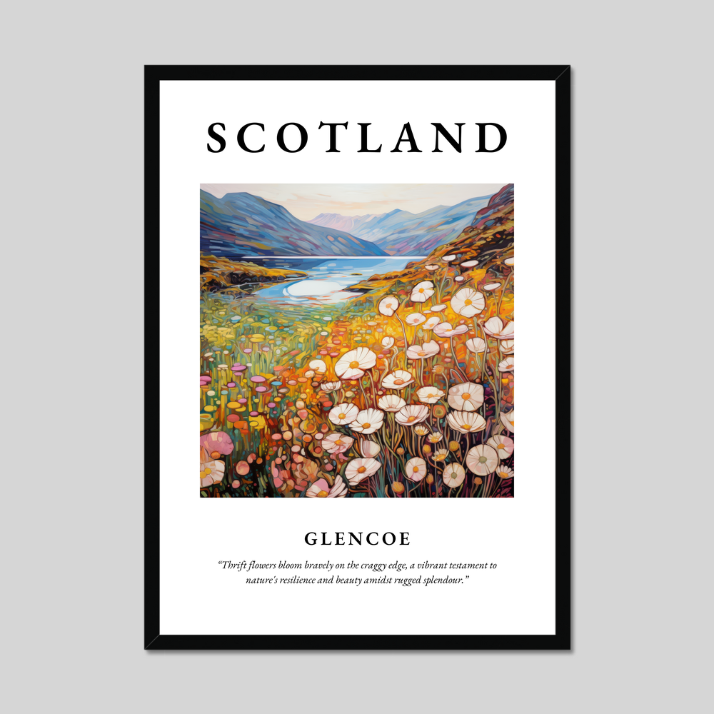 Poster of Glencoe, Scotland.