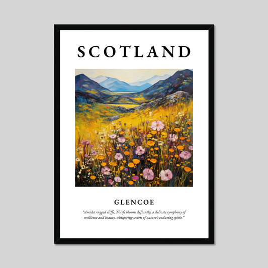 Poster of Glencoe, Scotland.