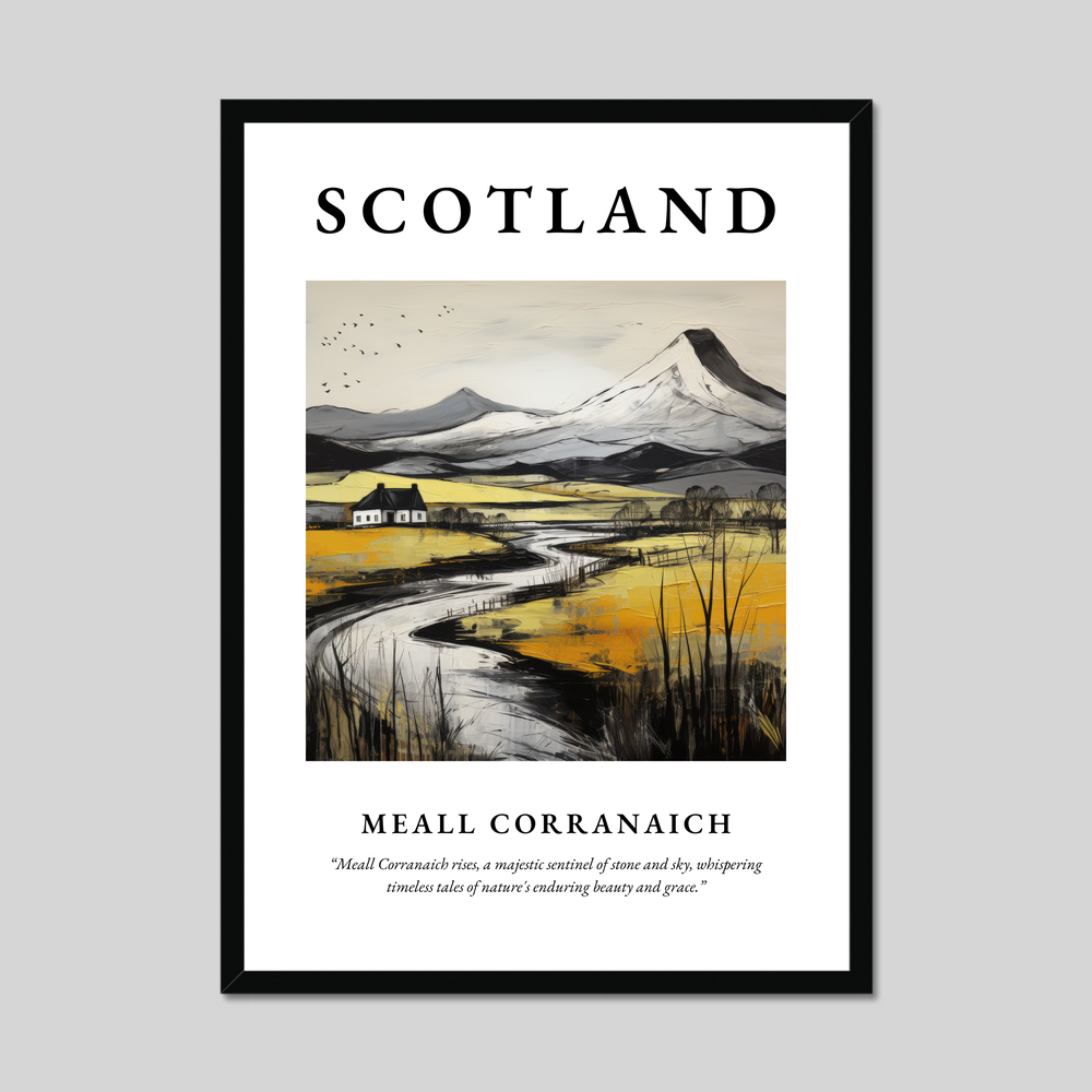 Poster of Meall Corranaich, Scotland.