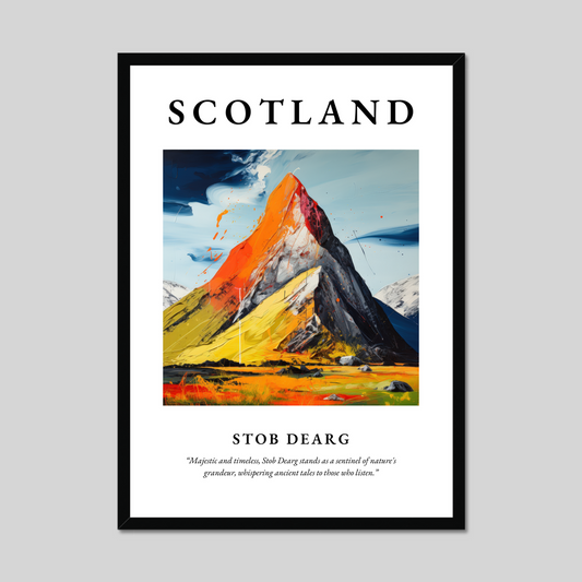 Poster of Stob Dearg, Scotland.