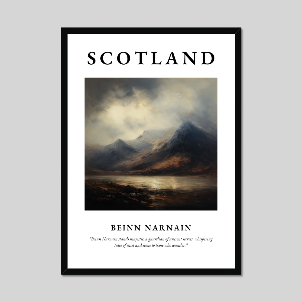 Poster of Beinn Narnain, Scotland.