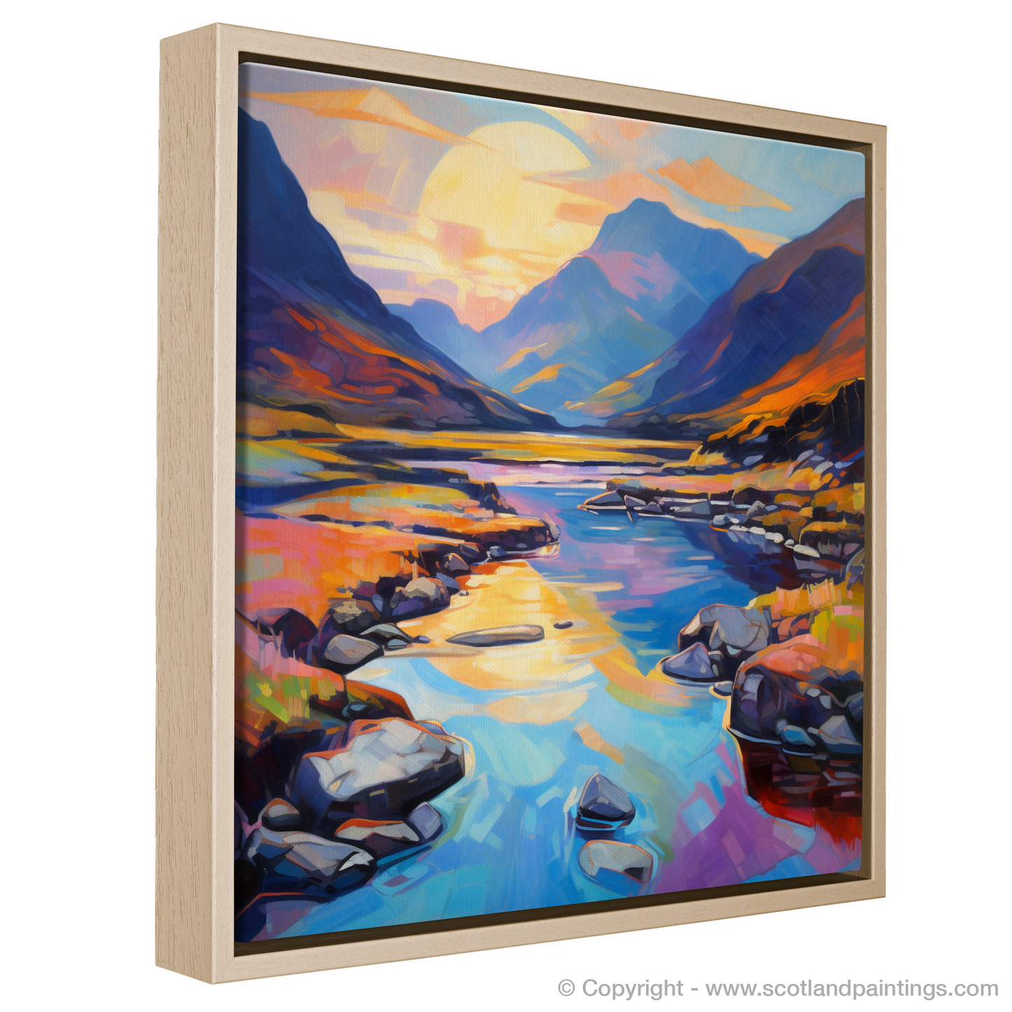 Dawn's Kaleidoscope: A Fauvist Reimagining of Glencoe