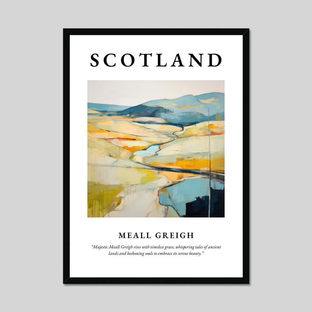 Poster of Meall Greigh, Scotland.