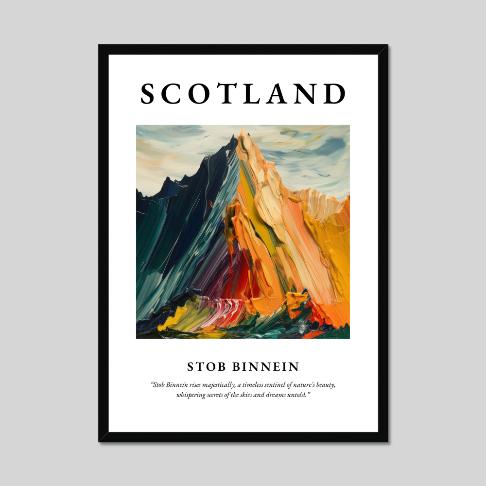 Poster of Stob Binnein, Scotland.