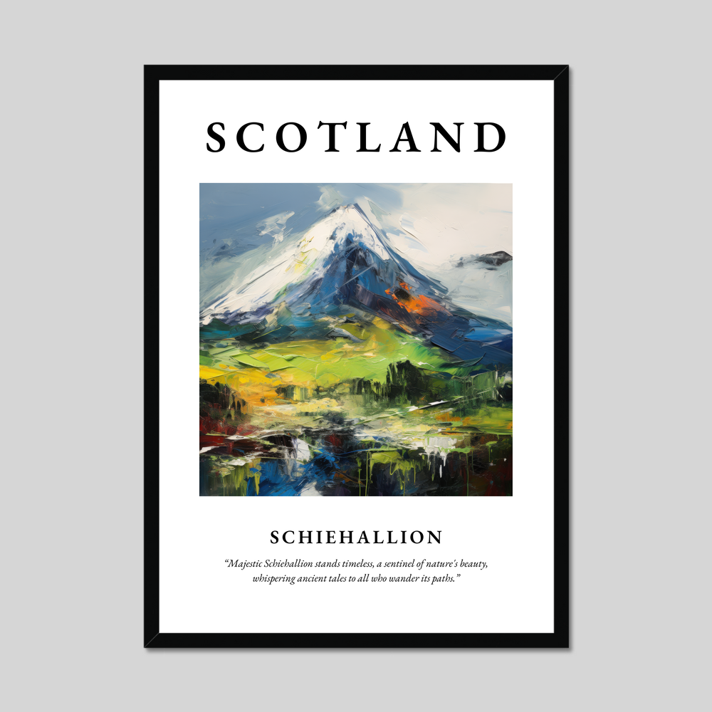 Poster of Schiehallion, Scotland.