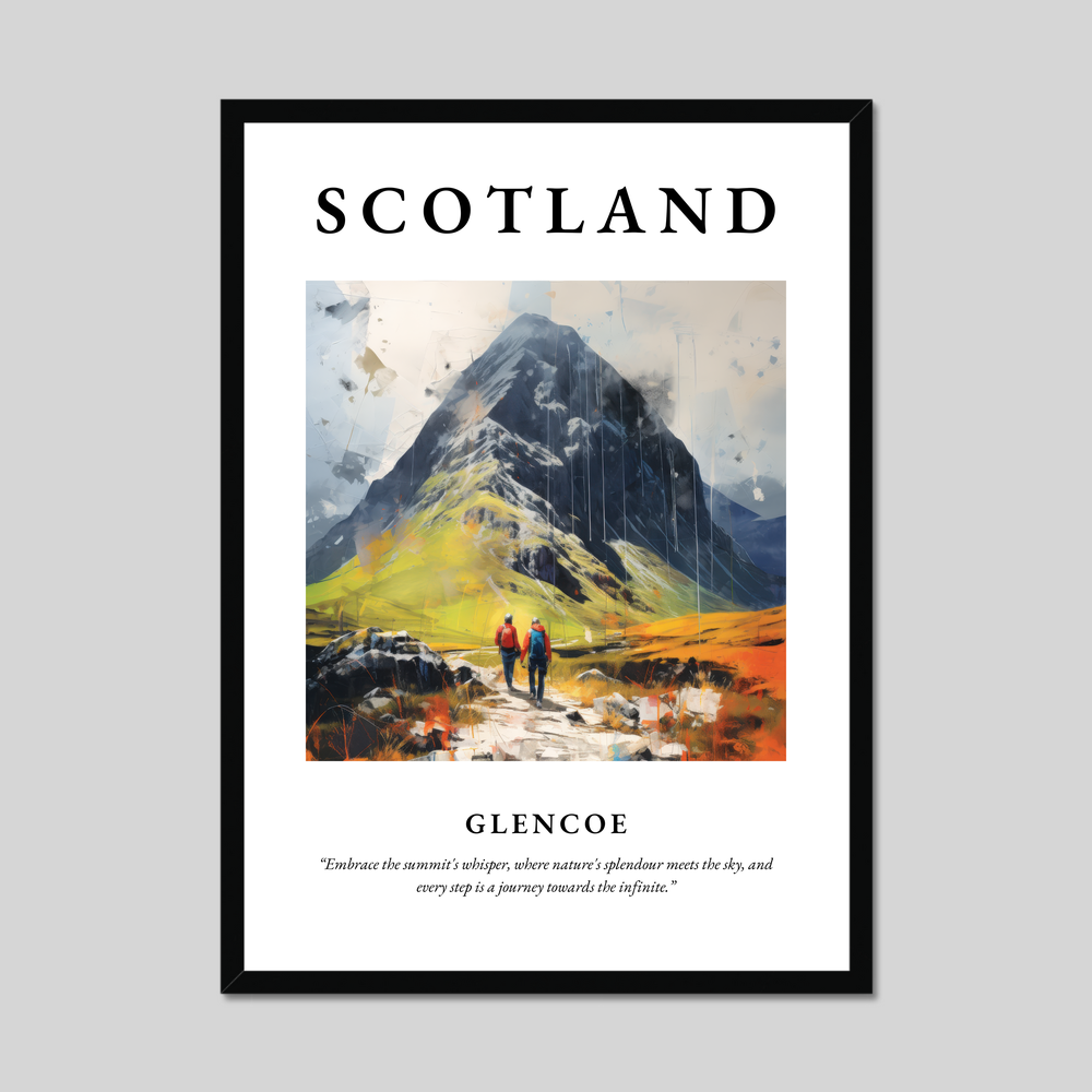 Poster of Glencoe, Scotland.