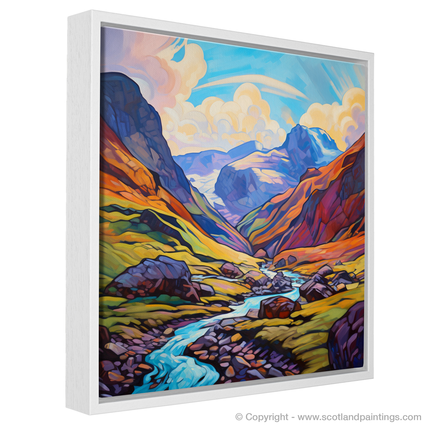 Highland Serenity: An Impressionist Journey through Stob Binnein