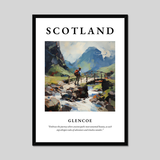 Poster of Glencoe, Scotland.