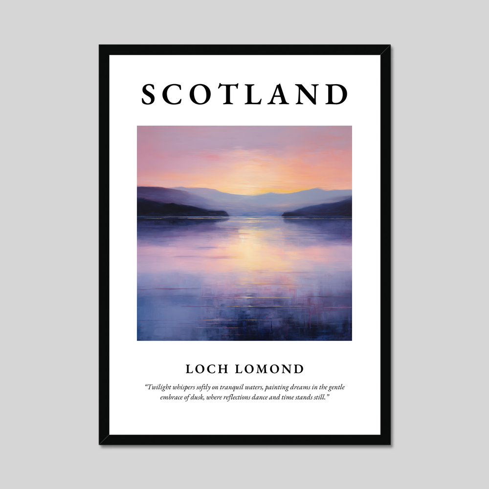 Poster of Loch Lomond, Scotland.