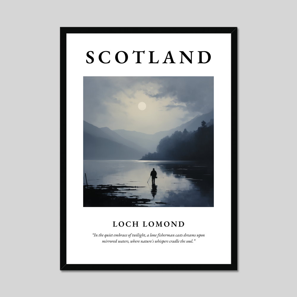 Poster of Loch Lomond, Scotland.