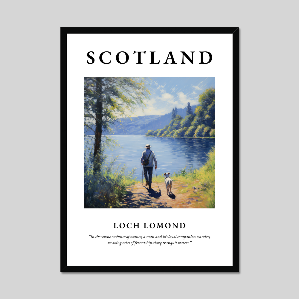 Poster of Loch Lomond, Scotland.