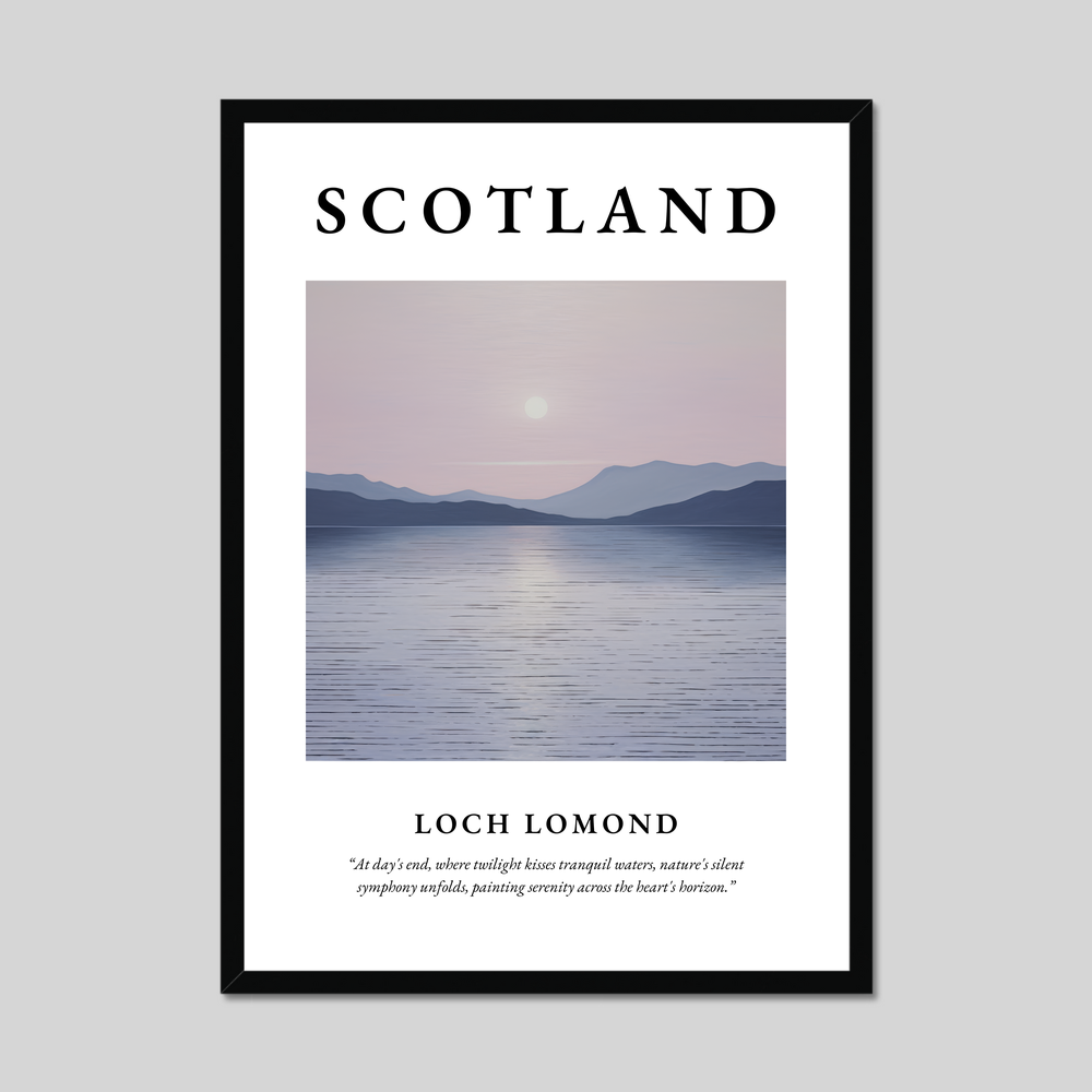 Poster of Loch Lomond, Scotland.