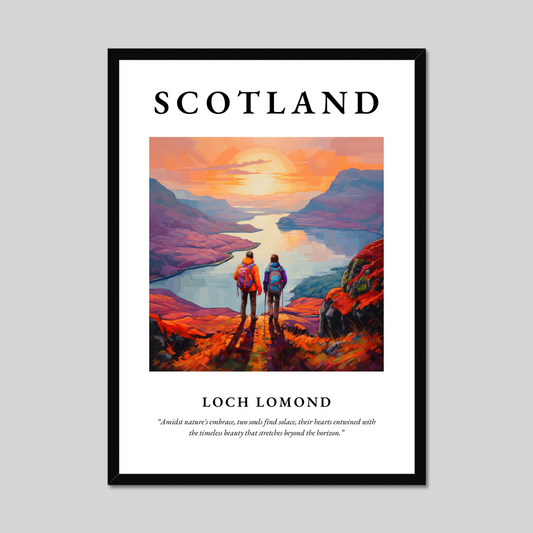 Poster of Loch Lomond, Scotland.