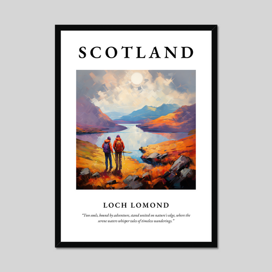 Poster of Loch Lomond, Scotland.