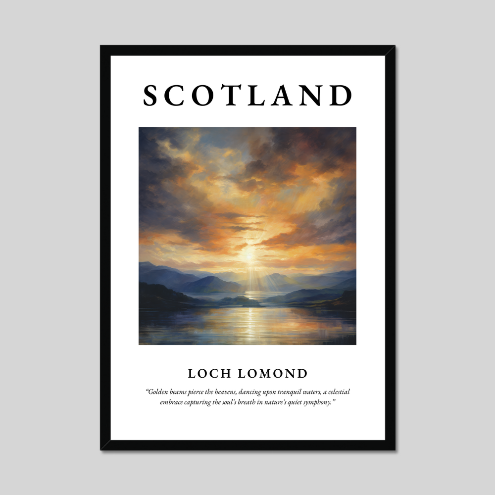 Poster of Loch Lomond, Scotland.