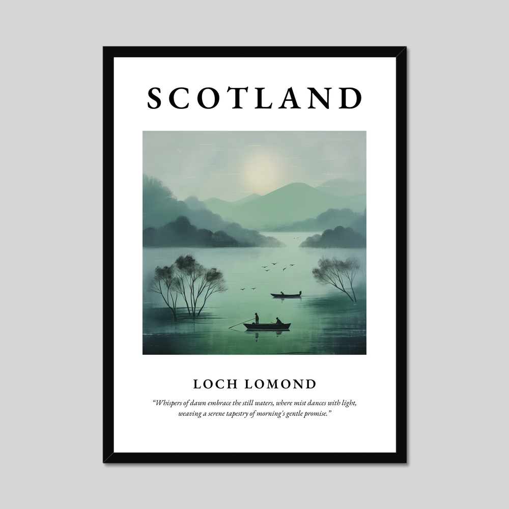 Poster of Loch Lomond, Scotland.