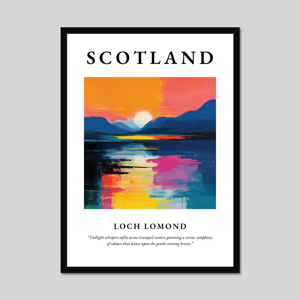 Poster of Loch Lomond, Scotland.