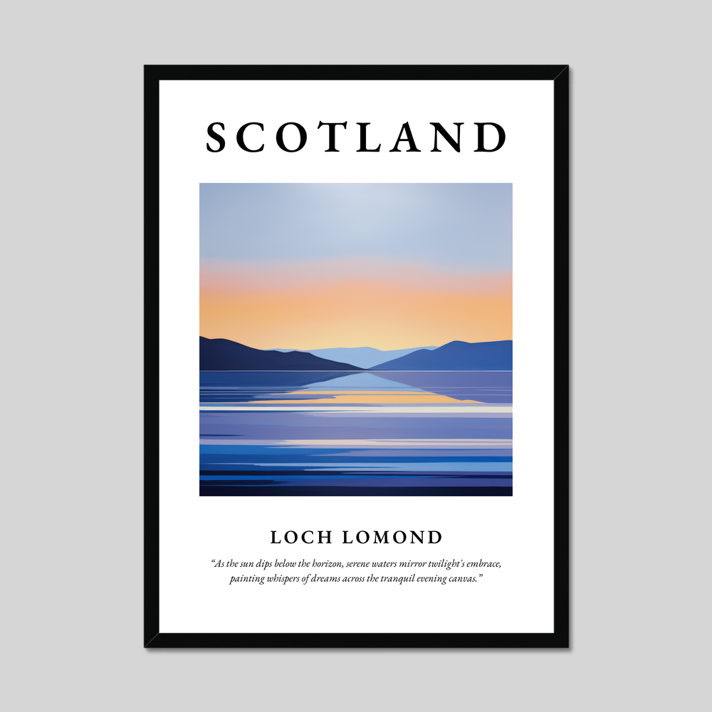 Poster of Loch Lomond, Scotland.