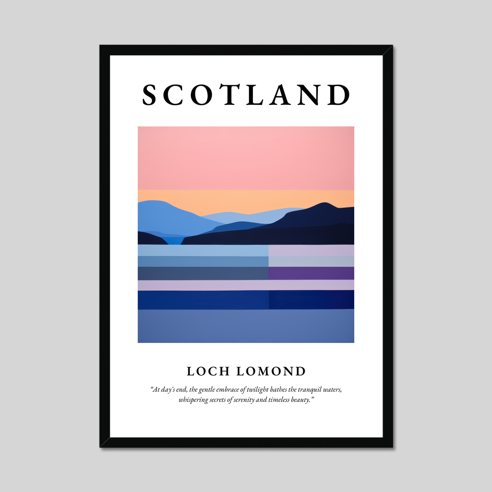 Poster of Loch Lomond, Scotland.