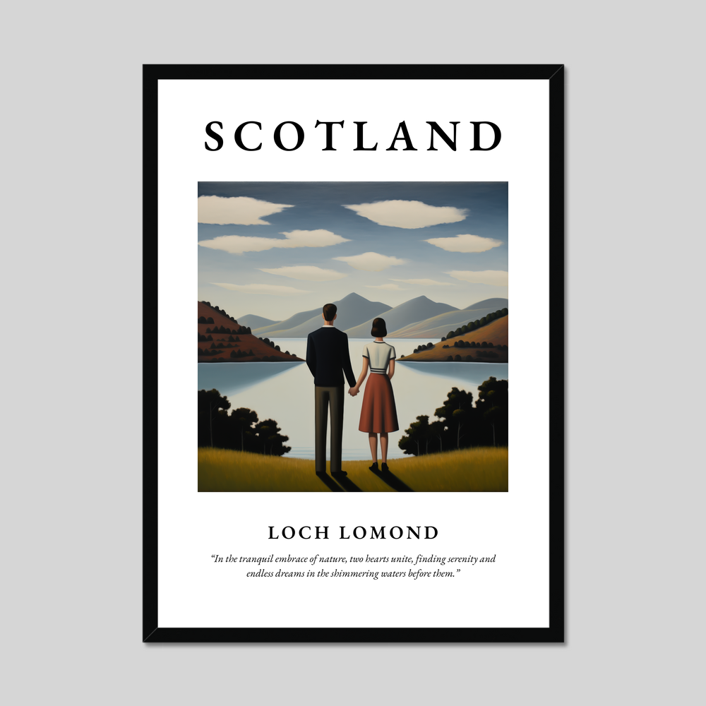 Poster of Loch Lomond, Scotland.