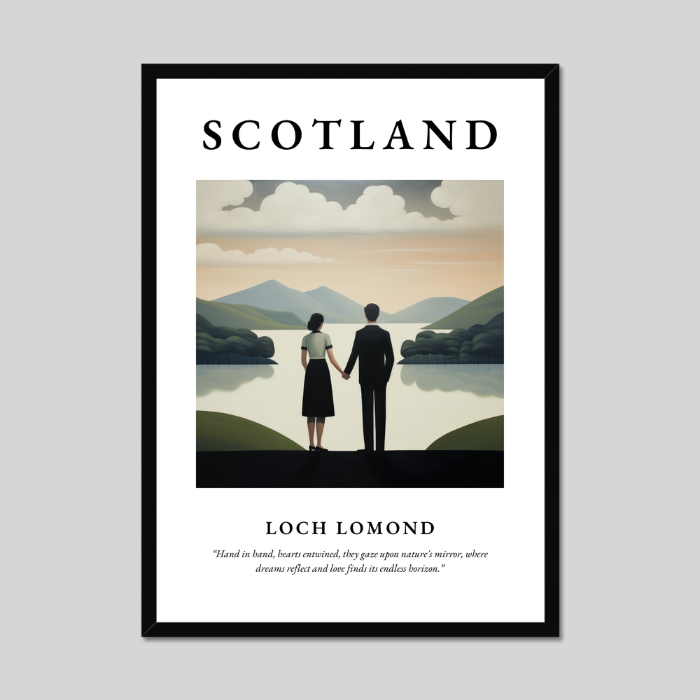 Poster of Loch Lomond, Scotland.