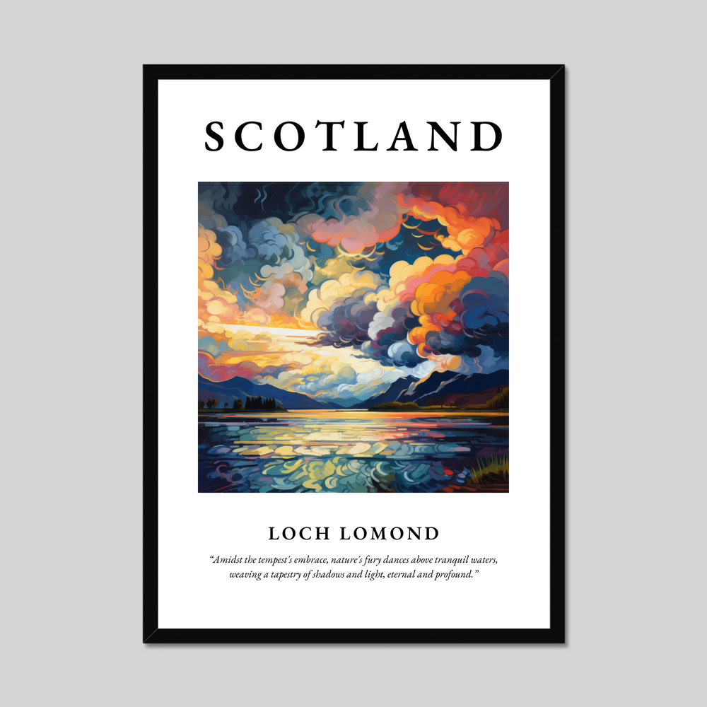 Poster of Loch Lomond, Scotland.