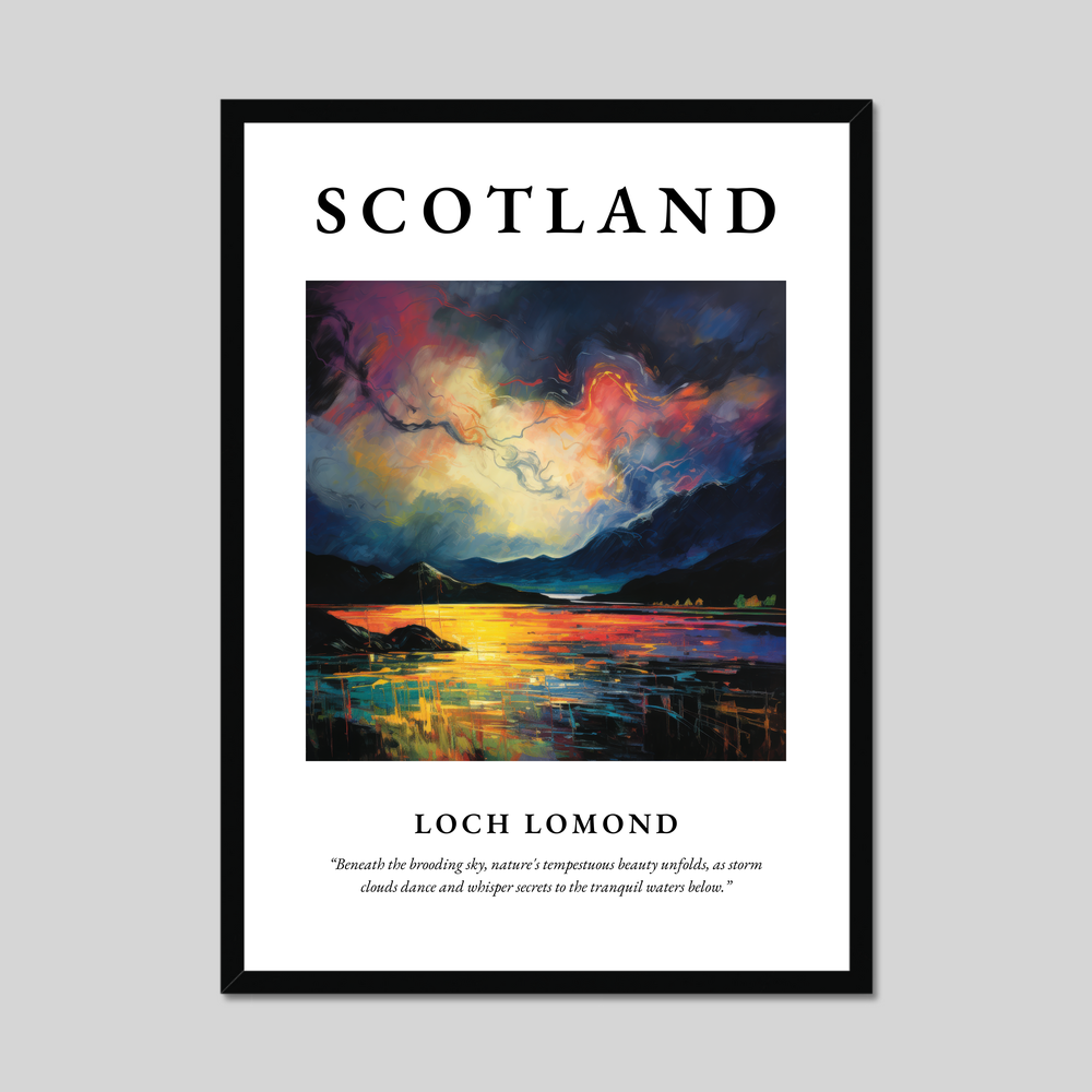 Poster of Loch Lomond, Scotland.