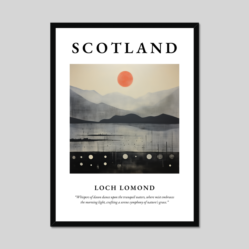 Poster of Loch Lomond, Scotland.