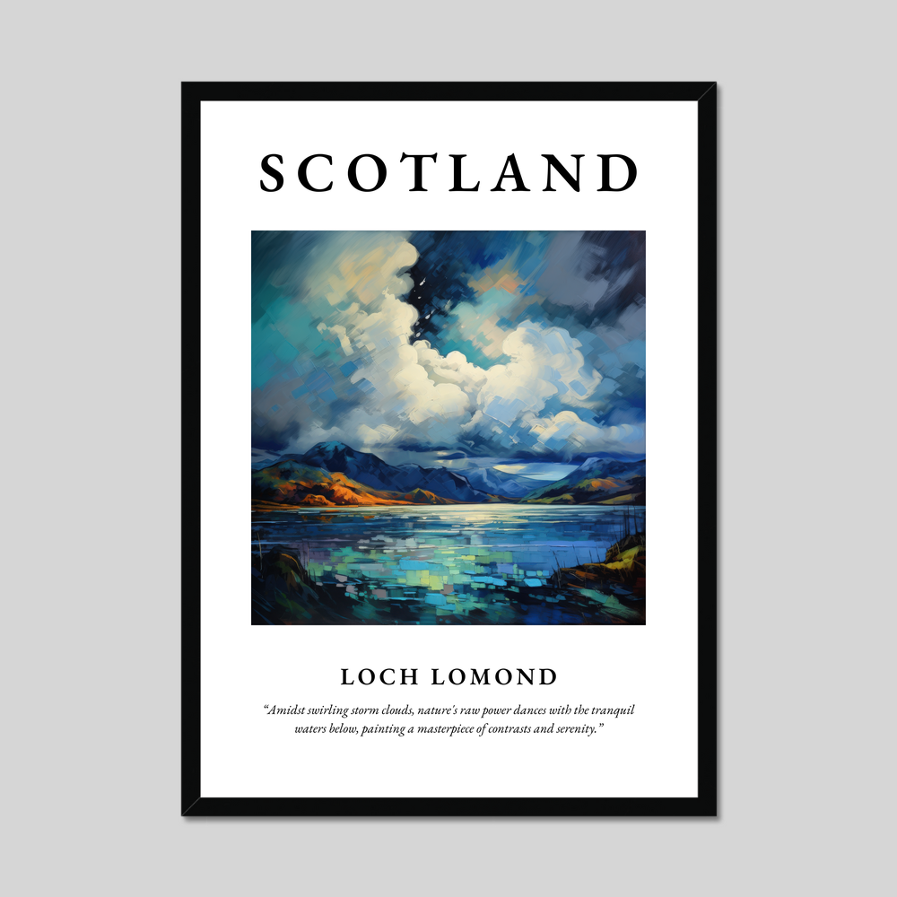 Poster of Loch Lomond, Scotland.