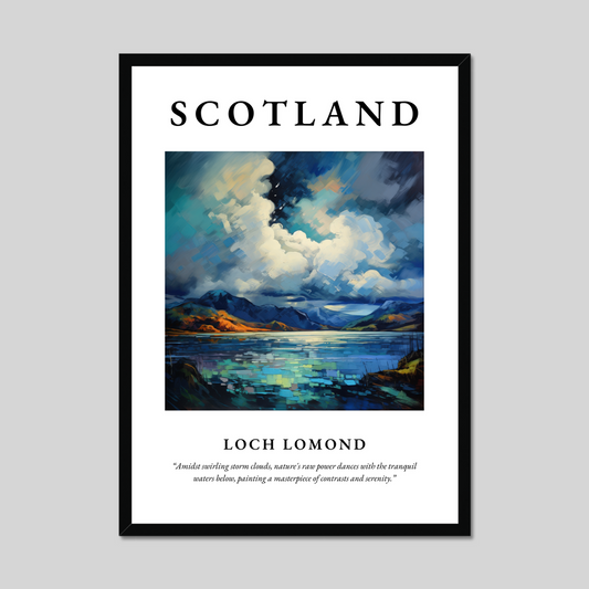 Poster of Loch Lomond, Scotland.