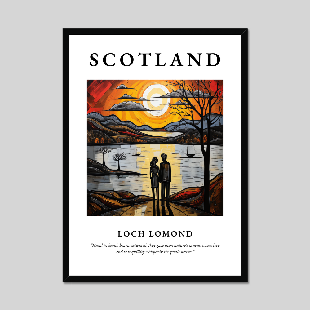 Poster of Loch Lomond, Scotland.