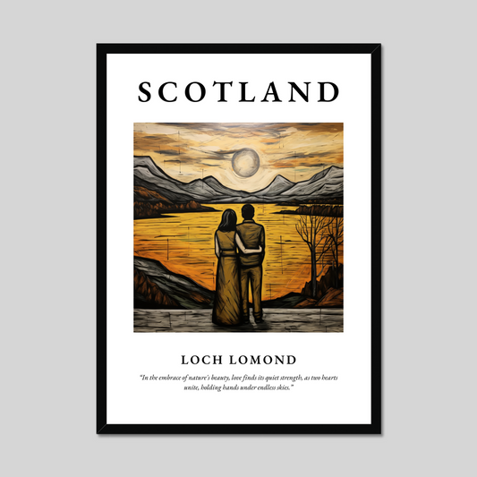 Poster of Loch Lomond, Scotland.