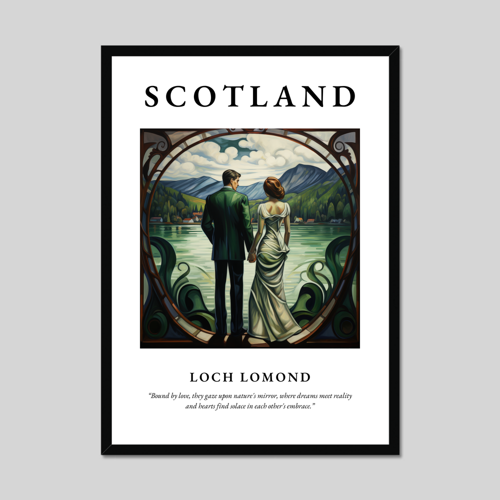 Poster of Loch Lomond, Scotland.