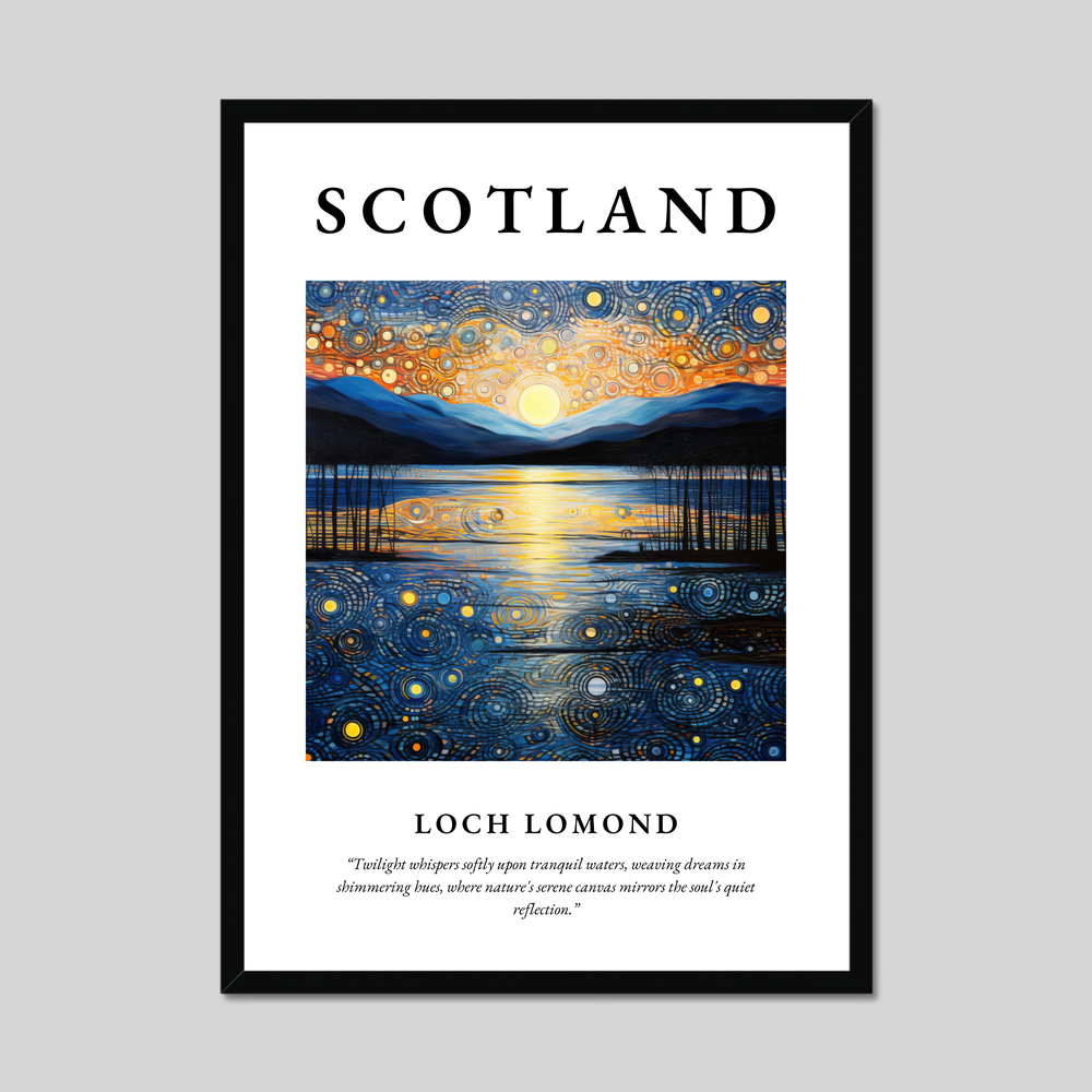 Poster of Loch Lomond, Scotland.